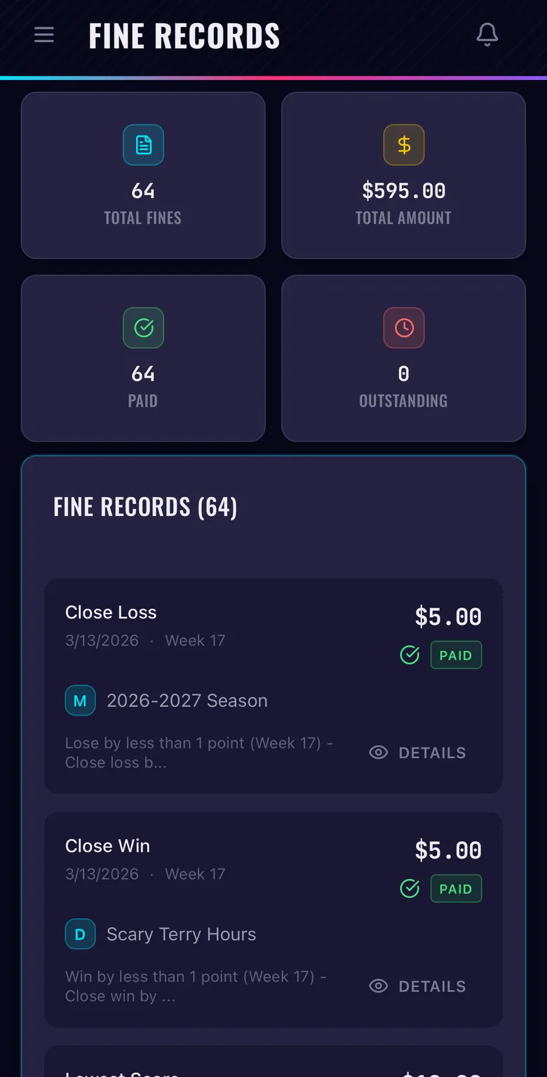 Fantasy Fines Fine Records screen